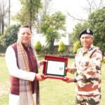 मुख्यमंत्री श्री पुष्कर सिंह धामी से मिले डीजी आईटीबीपी