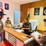 सालाना निरीक्षण के लिए पुलिस लाइन रोशनाबाद पहुंचे एसएसपी नवनीत सिंह भुल्लर