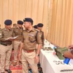 सालाना मुआयना करने थाना बहादराबाद पहुंचे एसएसपी नवनीत सिंह