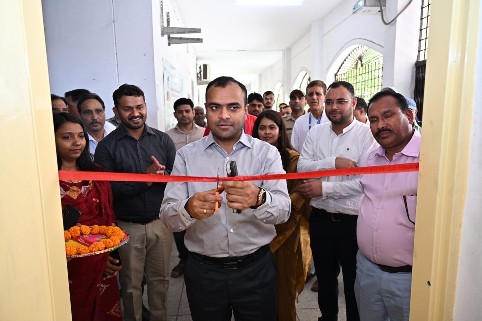 तहसील रुड़की में सौंदर्यीकरण कार्यों का लोकार्पण एवं बालिकाओं हेतु कंप्यूटर शिक्षा पहल का परिवहन मंत्री प्रदीप बत्रा एवं जिलाधिकारी ने किया शुभारंभ