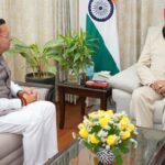 मुख्यमंत्री श्री पुष्कर सिंह धामी ने आज लोकभवन में राज्यपाल लेफ्टिनेंट जनरल गुरमीत सिंह (से. नि.) से शिष्टाचार भेंट की