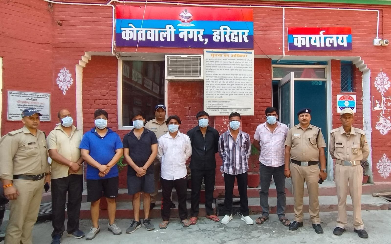 आँपरेशन प्रहार के तहत हरिद्वार की कार्रवाई