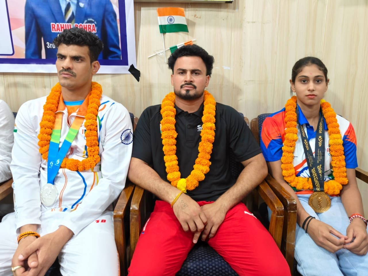 उत्तराखंड कबड्डी एसोसिएशन ने किया पदक जीतकर लौटे खिलाड़ियों का स्वागत