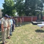 कर्तव्यनिष्ठ श्वान (dog) “रॉक्सी” को पुलिस लाइन रोशनाबाद में दी गई अंतिम सलामी