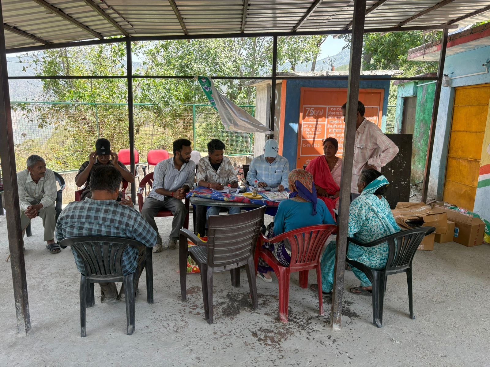 तहसील जाखणीधार के ग्राम आंद्रेठी में आयोजित हुए फार्मर रजिस्ट्री कैंप