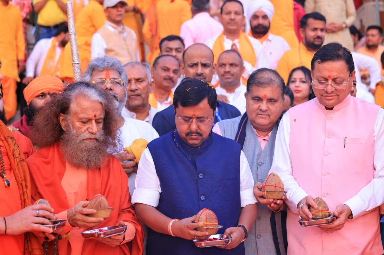 परमार्थ निकेतन में राष्ट्रीय अध्यक्ष भारतीय जनता पार्टी, श्री नितिन नवीन जी का आगमन