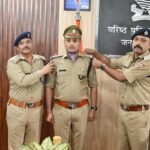 पीपिंग सेरेमनी में SSP नवनीत सिंह ने पहनाए स्टार
