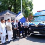 मुख्यमंत्री ने एचडीएफसी बैंक द्वारा प्रदत्त 4 अत्याधुनिक एम्बुलेंस का किया फ्लैग ऑफ