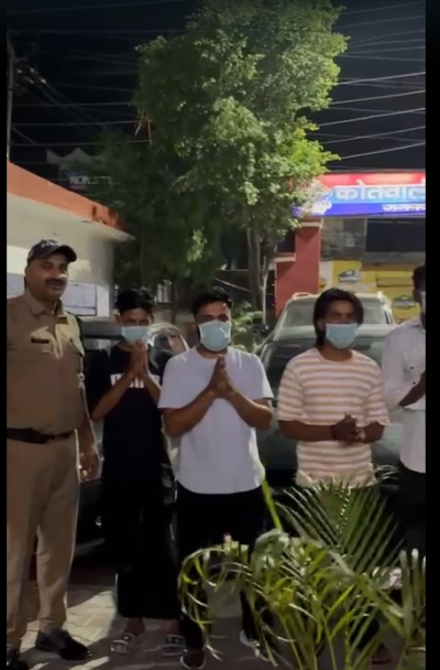 सोशल मीडिया में वायरल वीडियो पर हरिद्वार पुलिस की कार्यवाही, 05 चारपहिया वाहन सीज
