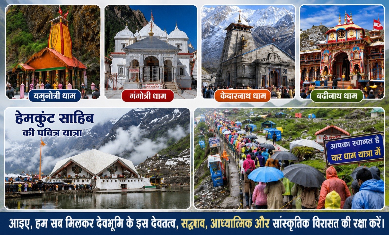आइए, हम सब मिलकर देवभूमि के इस देवतत्व, सद्भाव, आध्यात्मिक और सांस्कृतिक विरासत की रक्षा करें