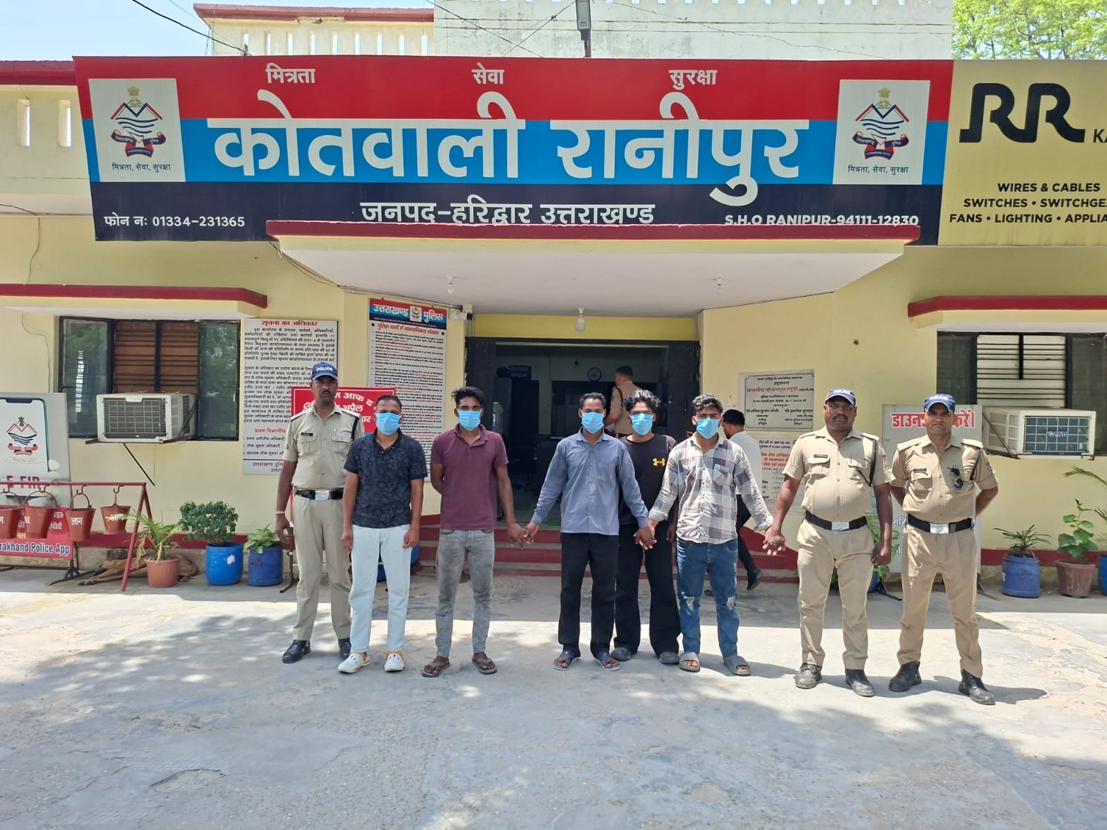 ऑपरेशन प्रहार के अन्तर्गत असामाजिक तत्वो एवं शान्ति भंग करने वालो को हर पुलिस ने हरिद्वार सिखाया सबक