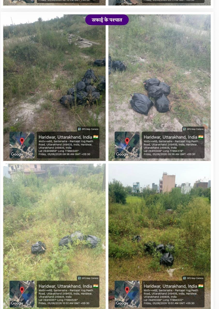 जिलाधिकारी  के निर्देशन में अतिक्रमण हटाने के बाद स्वच्छता बनाए रखने की जिम्मेदारी पंचायतों व निकायों की — अभियान में तेजी