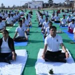 नितिका खण्डेलवाल के नेतृत्व में भव्य योग शिविर एवं सामूहिक योगाभ्यास कार्यक्रम का आयोजन किया गया