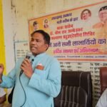 पूर्व विधायक देशराज ने रसूलपुर के बारात घर में आयोजित _बाबा साहेब डॉ भीमराव अंबेडकर बहुद्देशीय शिविर में प्रतिभाग किया