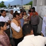 मुख्य सचिव द्वारा टिहरी झील क्षेत्र का भ्रमण एवं पर्यटन विकास परियोजना का निरीक्षण