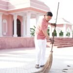 मुख्यमंत्री धामी ने माता पूर्णागिरि मंदिर में किया श्रमदान, स्वच्छता का दिया संदेश