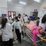 राजस्थान की यात्री बस सप्तऋषि चौकी के पास दुर्घटना ग्रस्त