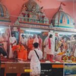 श्री गीता आश्रम में भगवान कृष्ण के लीलाओं का बहुत ही सुंदर ढंग से वर्णन किया नंदोत्सव एवं गोवर्धन पूजा के प्रसंग का भी वर्णन किया गया
