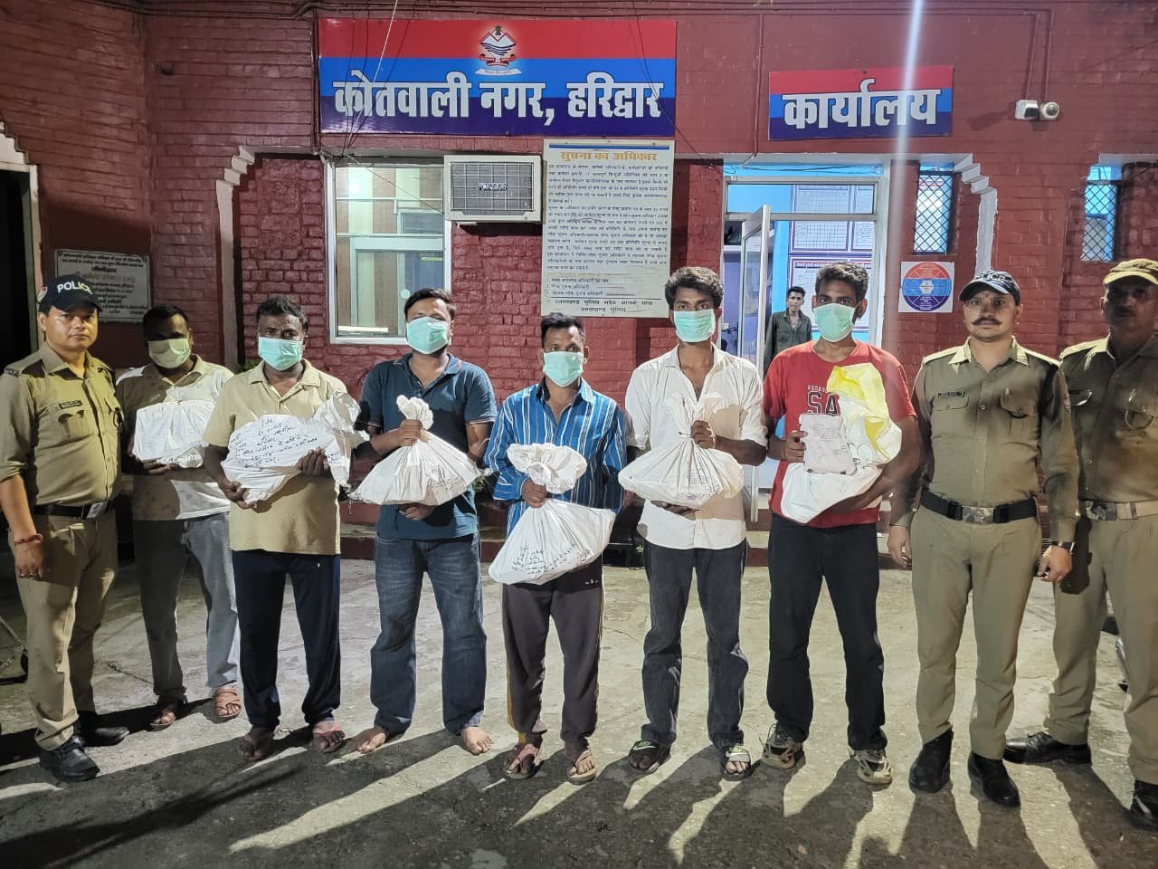 ऑपरेशन प्रहार अभियान के तहत हरिद्वार पुलिस की कार्रवाई