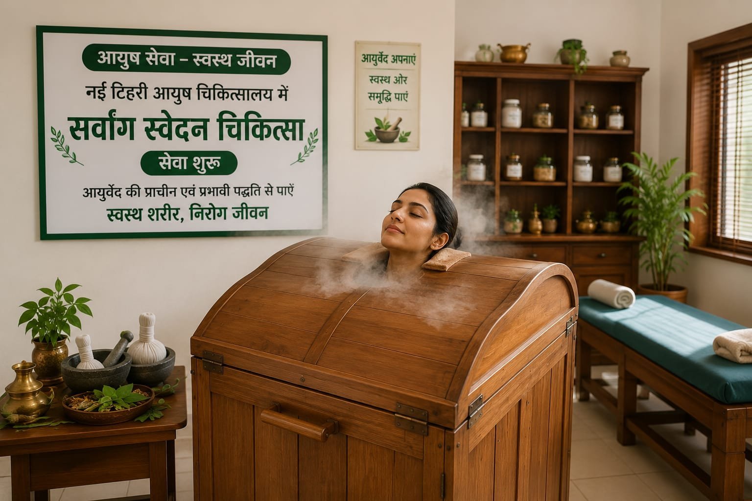 नई टिहरी आयुष चिकित्सालय में ’सर्वांग स्वेदन चिकित्सा’ सेवा शुरू