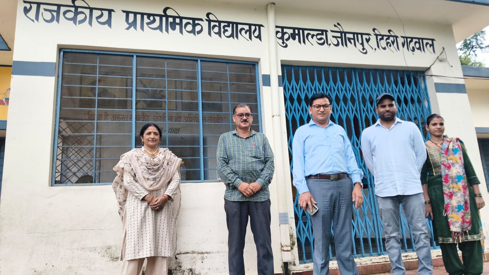 एडीएम ने सकलाना क्षेत्र के विद्यालयों, पुलिस चौकी व मतदान केंद्र का किया निरीक्षण