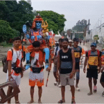 कांवड़ यात्रा में आज तीसरे दिन उमड़ा  आस्था का सैलाब