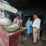 राजस्व विभाग एवं खाद्य विभाग की टीम के साथ सुल्तानपुर पट्टी में छापेमारी की गयी