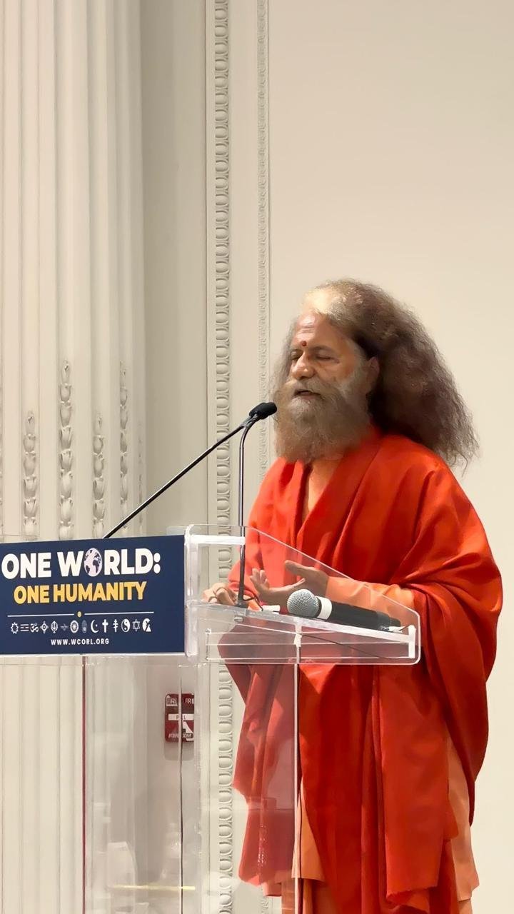 विविधता हमारी सुंदरता है, एकता हमारा सत्य” न्यूयॉर्क के मैडिसन स्क्वायर गार्डन से ‘वन वर्ल्ड, वन ह्यूमैनिटी’ का वैश्विक संदेश