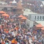 हरकी पौड़ी हरिद्वार में उमड़ा आस्था का सैलाब