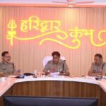 कुम्भ मेला की तैयारियों का जायजा लेने हरिद्वार पहुंचे एडीजी डॉ0 वी0 मुरुगेशन