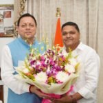मुख्यमंत्री धामी से जिला सहकारी बैंक नैनीताल के नवनिर्वाचित अध्यक्ष ने की शिष्टाचार भेंट
